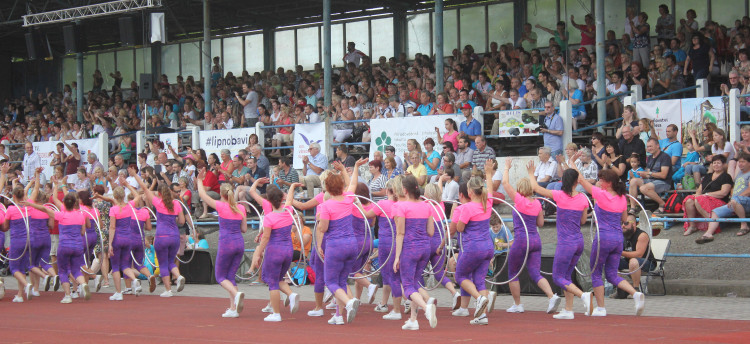 Všesokolský župní slet v Českých Budějovicích