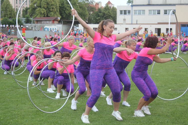 Všesokolský župní slet v Českých Budějovicích