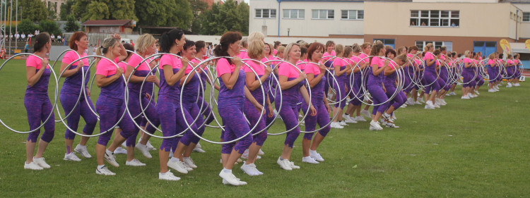 Všesokolský župní slet v Českých Budějovicích