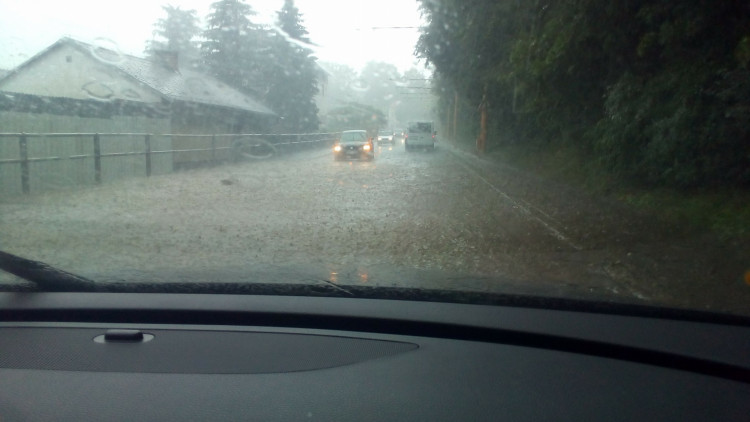 Silný déšť na Vysočině, 10. června 2018