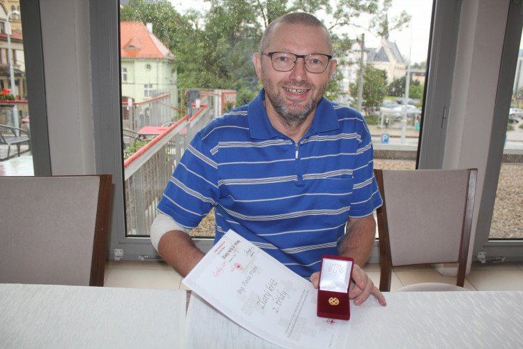 Oceňování dárců krve v Českých Budějovicích