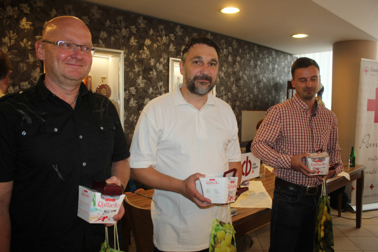 Oceňování dárců krve v Českých Budějovicích