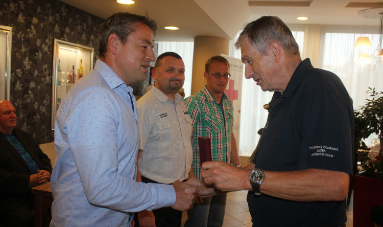 Oceňování dárců krve v Českých Budějovicích