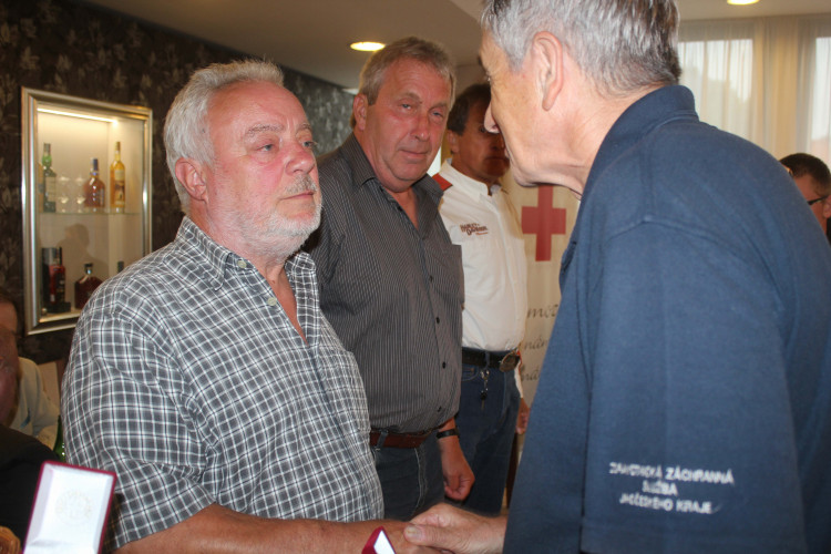 Oceňování dárců krve v Českých Budějovicích