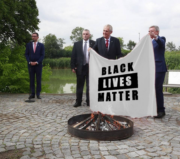 Miloš Zeman a koláže