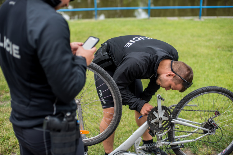 Dopravně bezpečnostní akce policie zaměřená na cyklisty
