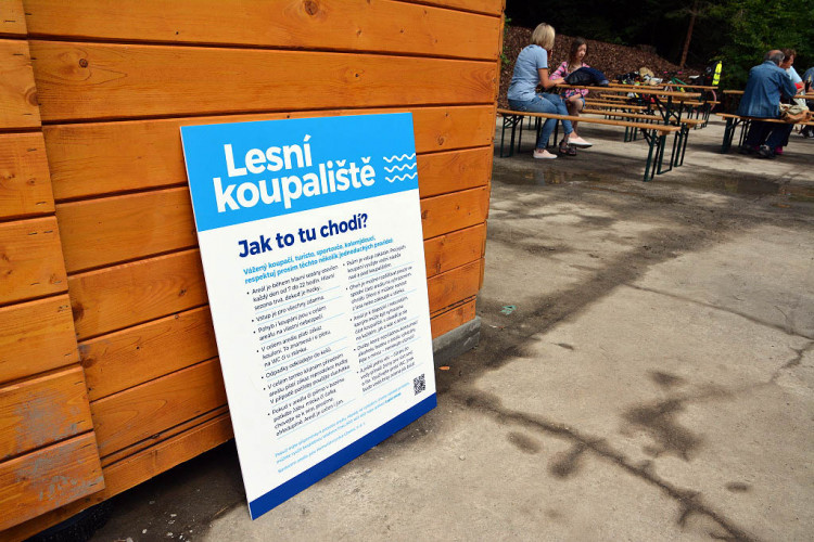 Lesní koupaliště se otevřelo pro veřejnost