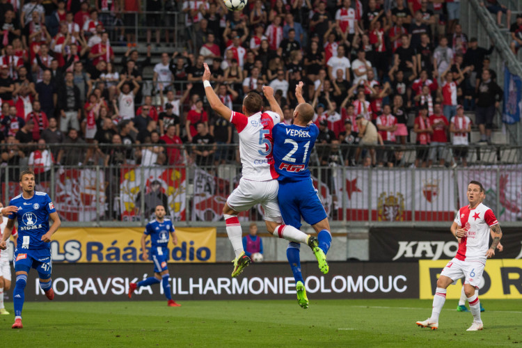 FOTOGALERIE: Slavia nadělila na úvod ligy Sigmě tři góly, z domácích zářil nováček Pilař