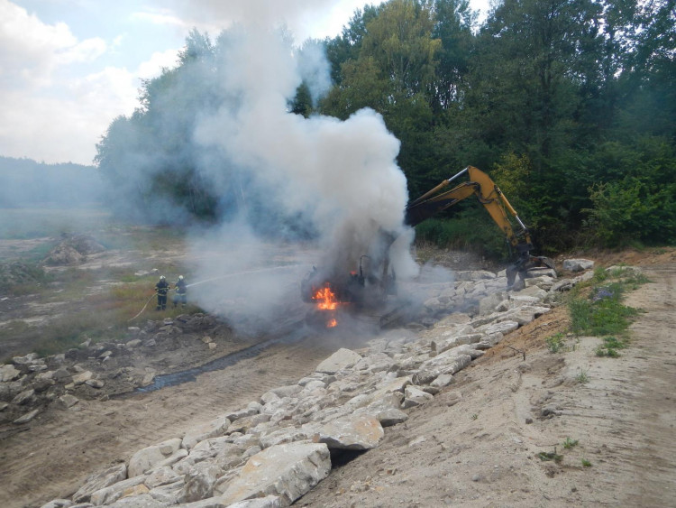 Pondělní požáry na Jindřichohradecku.