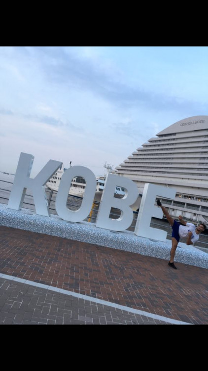 Karatista Tomáš Hermann bojoval v japonském Kóbe