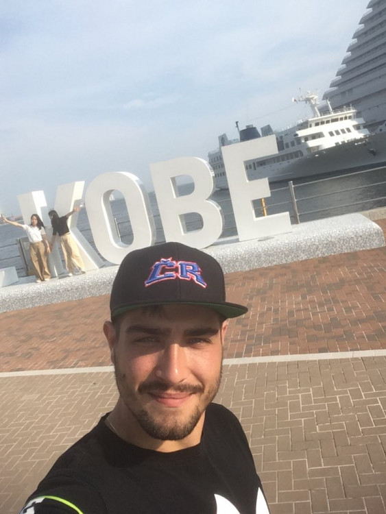 Karatista Tomáš Hermann bojoval v japonském Kóbe