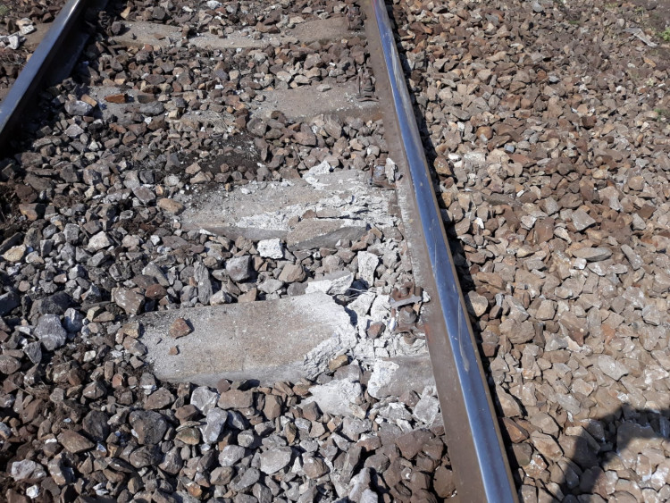 Nehoda traktoru a vlaku u Písku