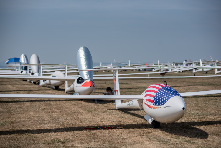 Mistrovství světa v bezmotorovém létání  na letišti Hosín