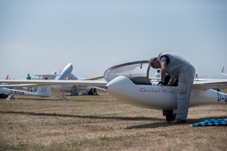 Mistrovství světa v bezmotorovém létání  na letišti Hosín