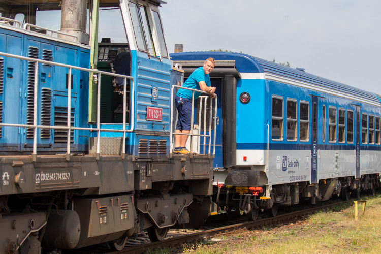 Strojvedoucí Jiří Kožený