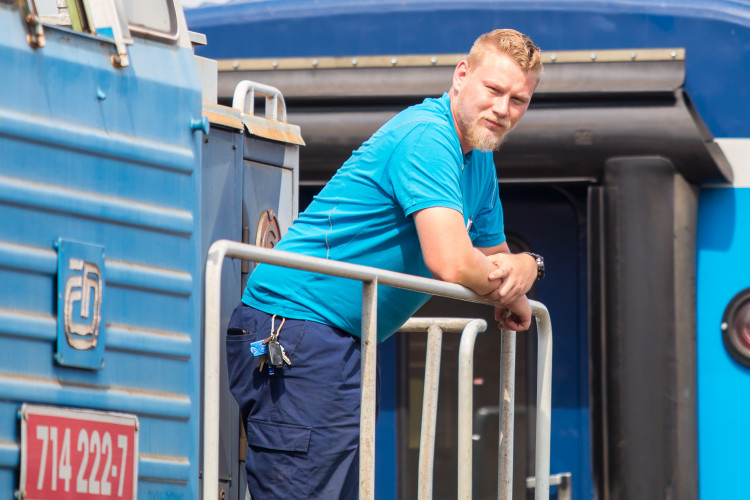 Strojvedoucí Jiří Kožený