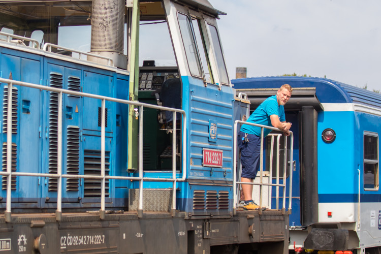 Strojvedoucí Jiří Kožený