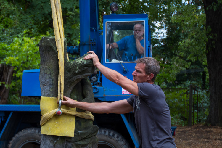 Restaurování barokního sloupu Liberec