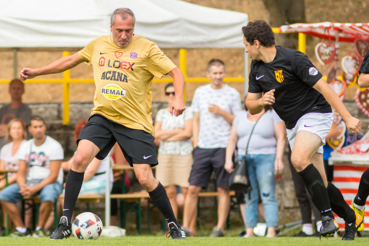 Jiskra pro Markétu benefiční fotbalové utkání