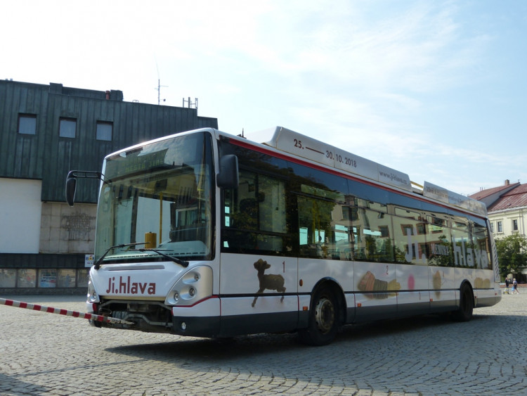 Festivalový trolejbus v Jihlavě