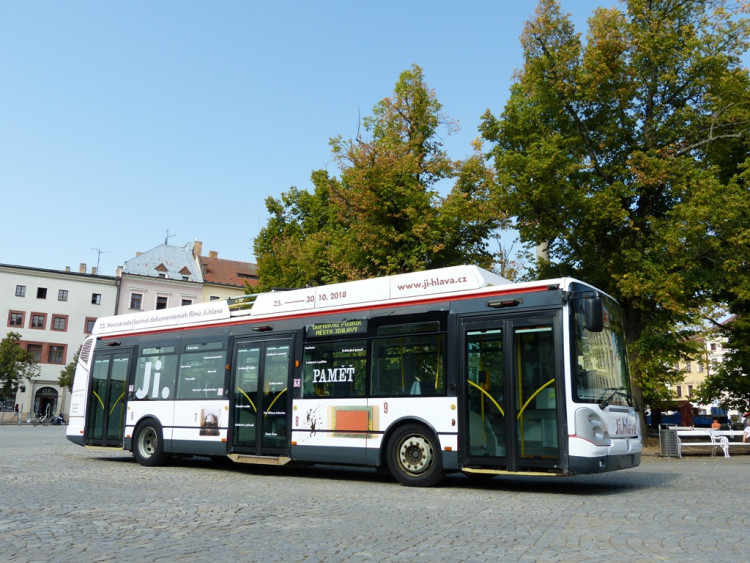 Festivalový trolejbus v Jihlavě