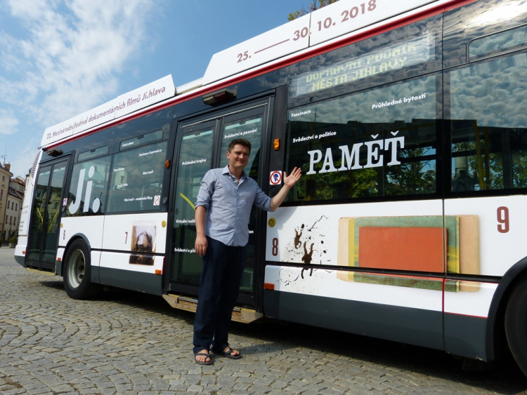Festivalový trolejbus v Jihlavě