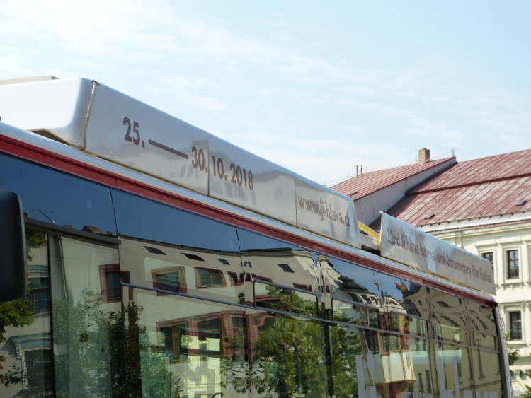 Festivalový trolejbus v Jihlavě