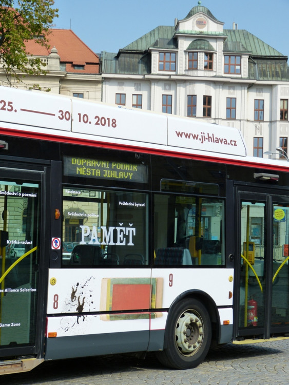 Festivalový trolejbus v Jihlavě