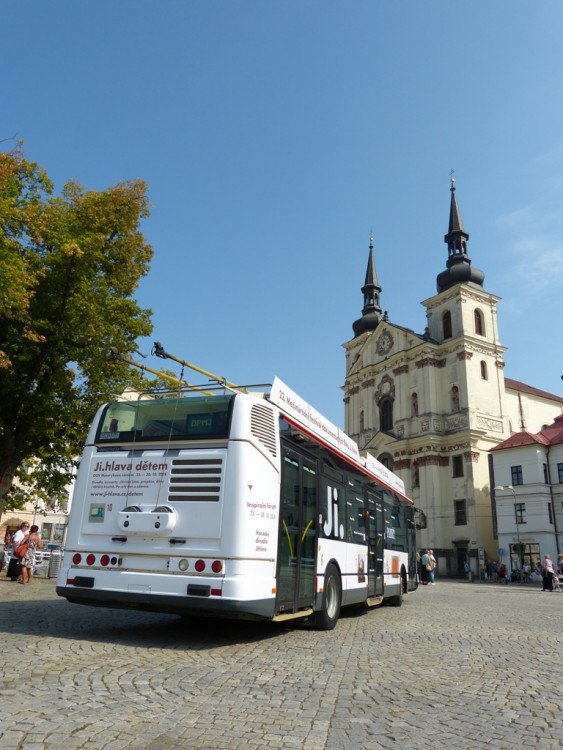 Festivalový trolejbus v Jihlavě
