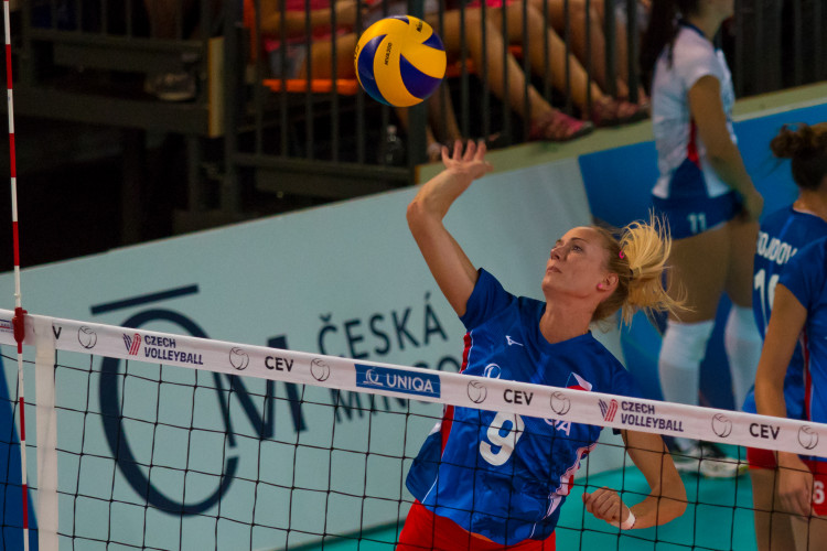 Volejbal Česky vs. Estonky