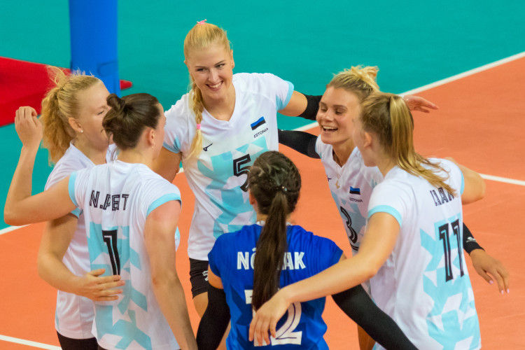 Volejbal Česky vs. Estonky