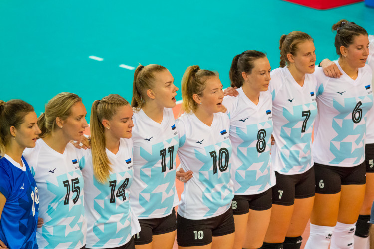 Volejbal Česky vs. Estonky