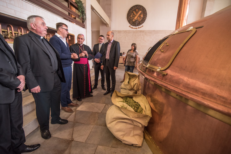Žehnání pivu v Budějovickém Budvaru 2018