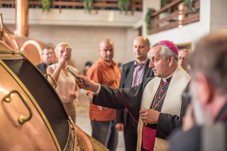 Žehnání pivu v Budějovickém Budvaru 2018