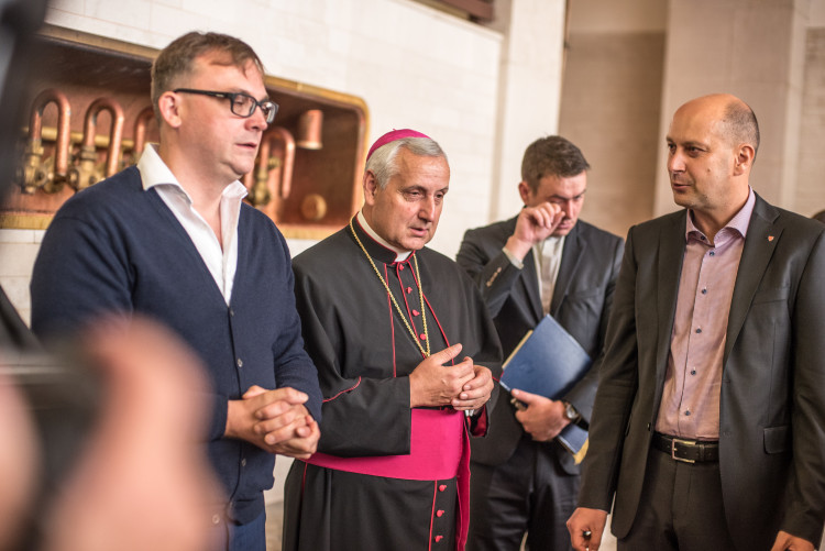 Žehnání pivu v Budějovickém Budvaru 2018