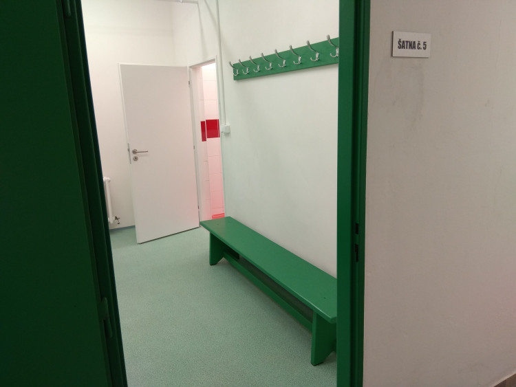 Představení zrekonstruovaného zázemí v hale SK Jihlava