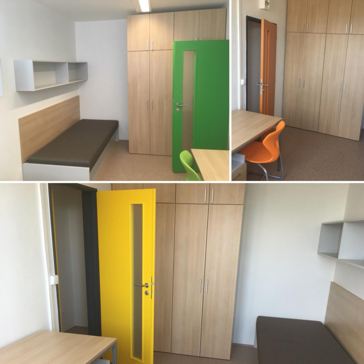 Nově zrekonstruovaná kolej K1