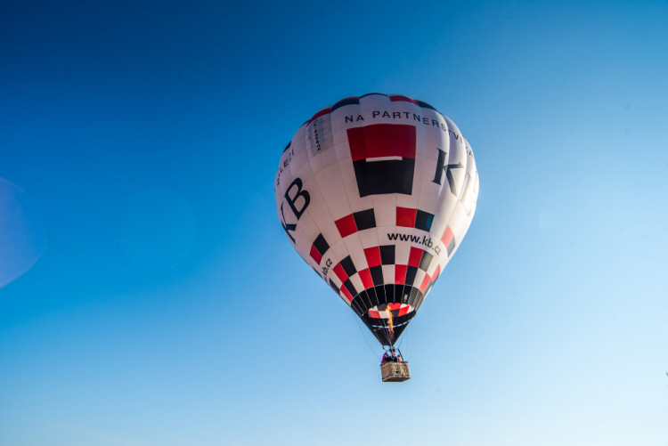 Let balonem nad Českým Krumlovem