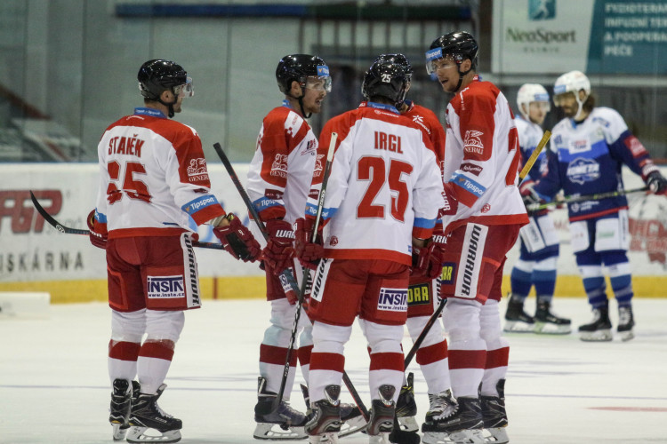 FOTOGALERIE: Mora byla Kometě rovnocenným soupeřem, padla s ní až v nájezdech