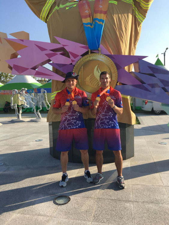 Jihočeští hasiči na Světových hasičských hrách v Jižní Koreji