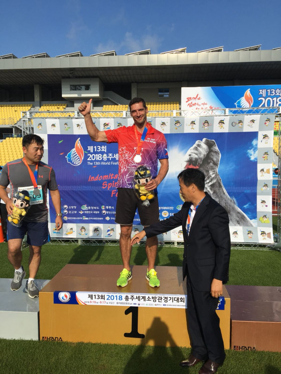 Jihočeští hasiči na Světových hasičských hrách v Jižní Koreji