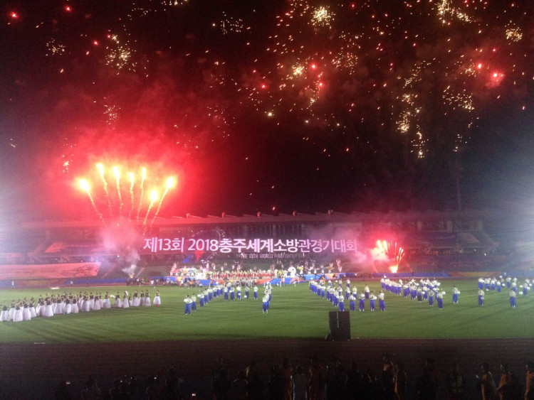 Jihočeští hasiči na Světových hasičských hrách v Jižní Koreji