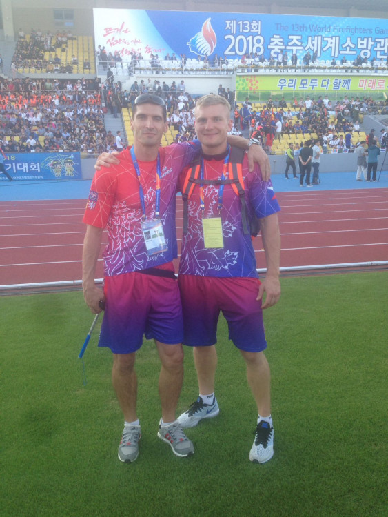 Jihočeští hasiči na Světových hasičských hrách v Jižní Koreji