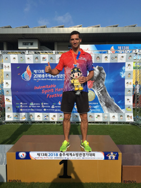 Jihočeští hasiči na Světových hasičských hrách v Jižní Koreji