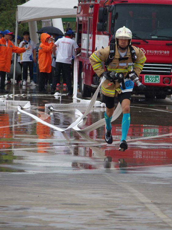 Jihočeští hasiči na Světových hasičských hrách v Jižní Koreji