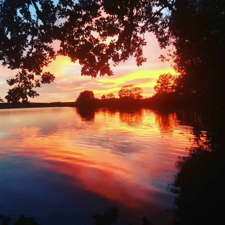 Rudé nebe nad Budějcema