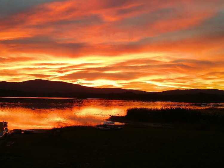 Rudé nebe nad Budějcema