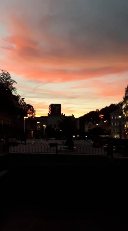 Rudé nebe nad Budějcema