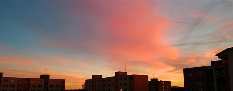 Rudé nebe nad Budějcema