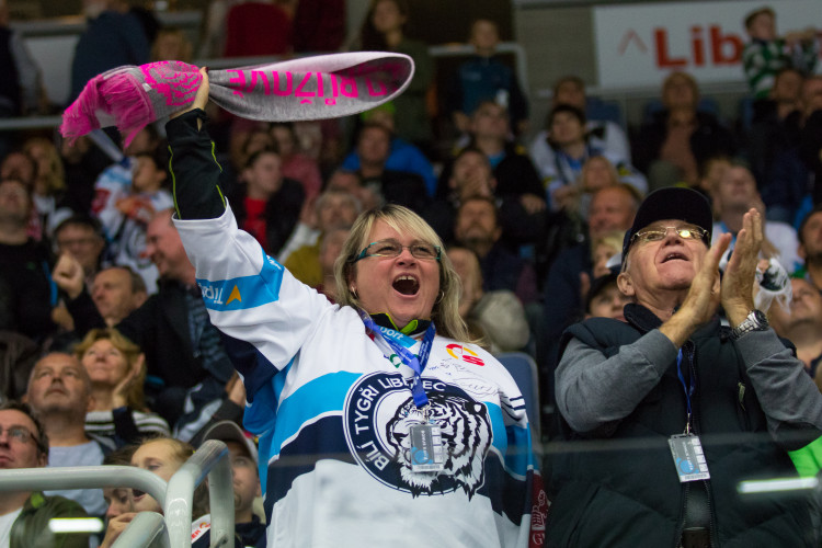 Zápas Bílí tygři Liberec proti BK Mladá Boleslav